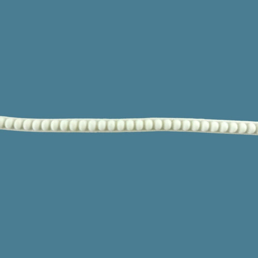 T70 Large Bead Trim, a bendable Efex flexible moulding strand of round beads for edging curved furniture and frames